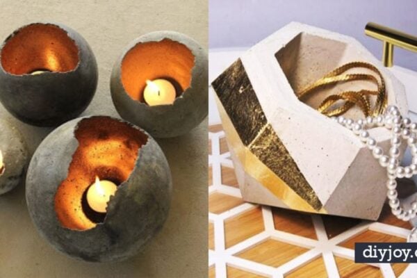 Finished 37 DIY Projects Made With Concrete, a completed DIY project