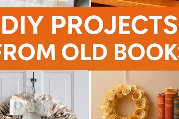Finished 32 DIY Projects Made with Old Books, a completed DIY project