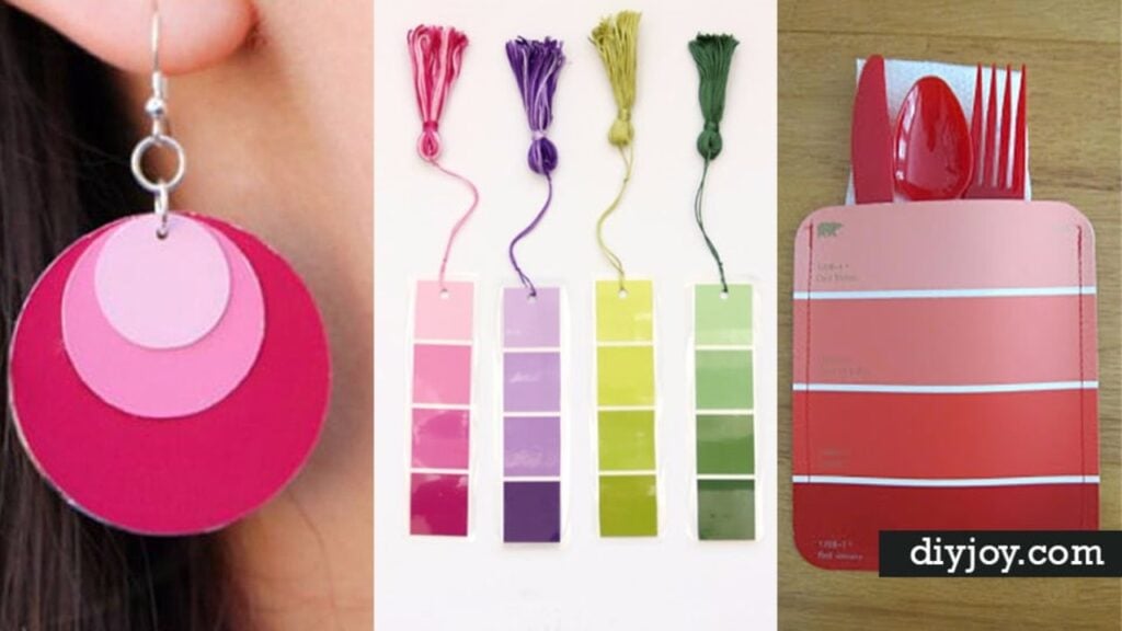 31 Super Creative DIY Paint Chip Projects, homemade and freshly served