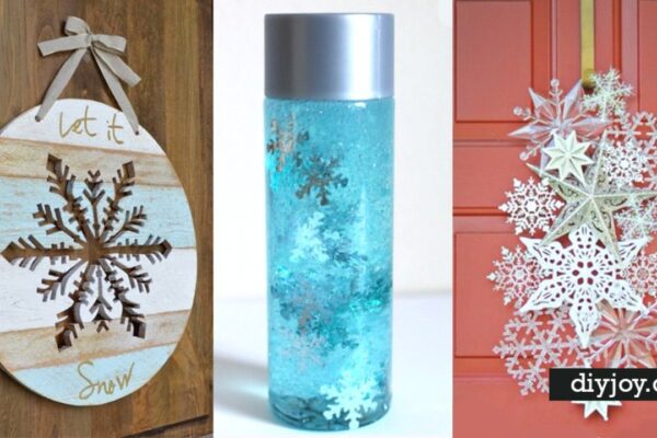 Finished 31 Creative DIY Projects With Snowflakes, a completed DIY project