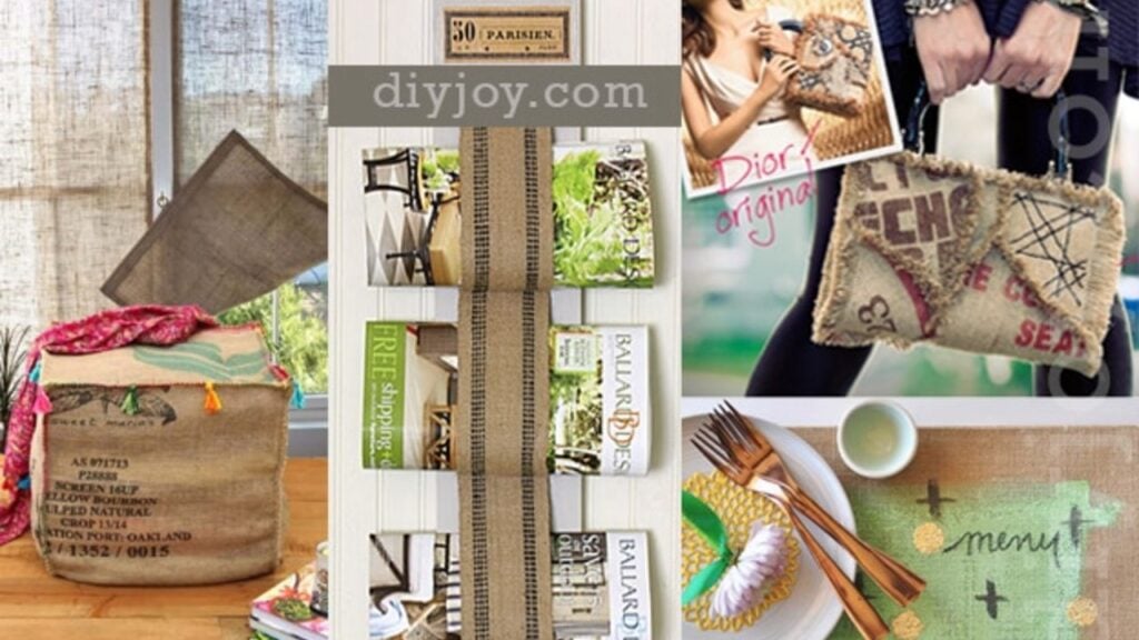 Finished 50 Creative DIY Projects Made with Burlap, a completed DIY project