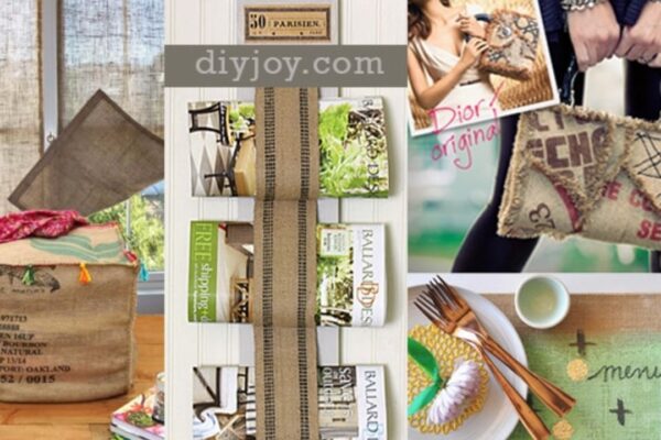 Finished 50 Creative DIY Projects Made with Burlap, a completed DIY project