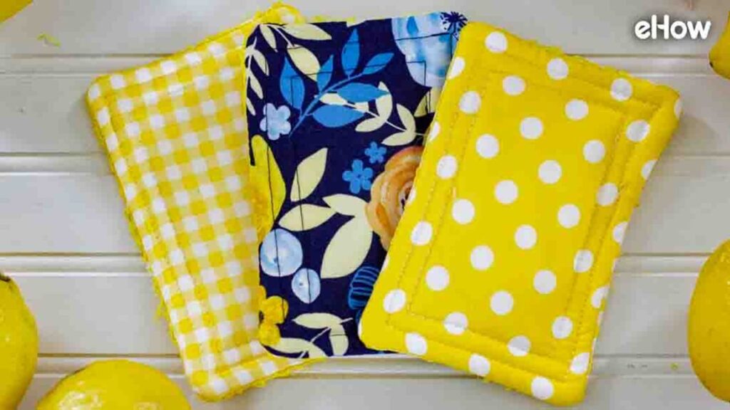 Finished DIY Reusable Kitchen Sponges, a completed DIY project