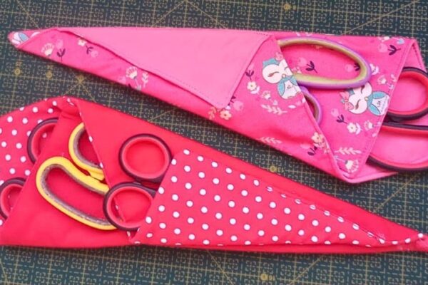 Finished DIY Scissors Holder, a completed DIY project