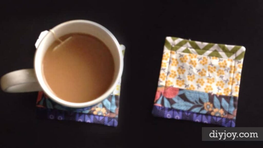 Finished Sewing : DIY Fabric Coasters, a completed DIY project