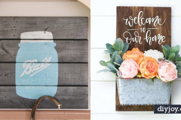 Finished 50 DIY Signs To Make for Your Home, a completed DIY project