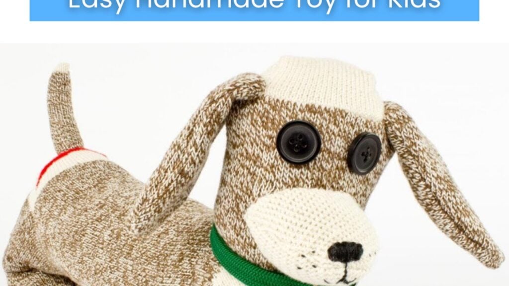 Finished DIY Sock Dachshund Dog, a completed DIY project