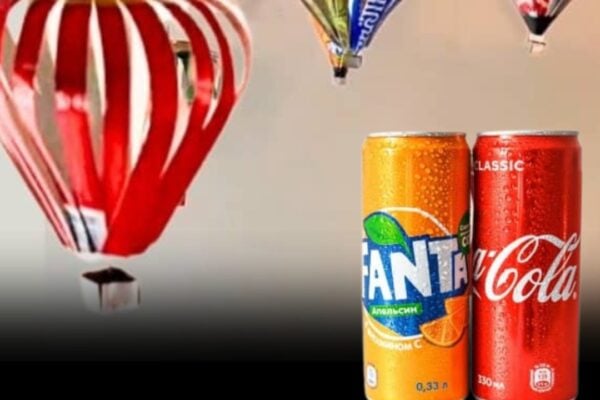 Finished DIY Soda Can Hot Air Balloons, a completed DIY project