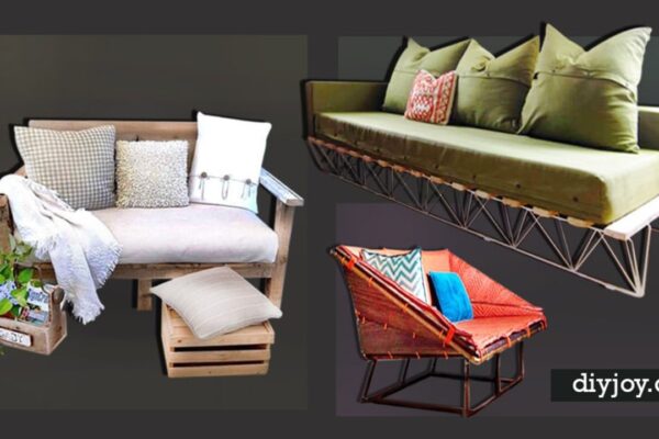 Finished 35 Budget-Friendly DIY Sofas and Couches, a completed DIY project