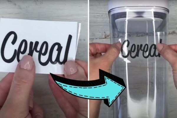Finished DIY Sticker Labels With Packing Tape, a completed DIY project