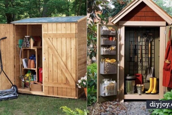 Finished 31 DIY Storage Sheds and Plans To Make This Weekend, a completed DIY project