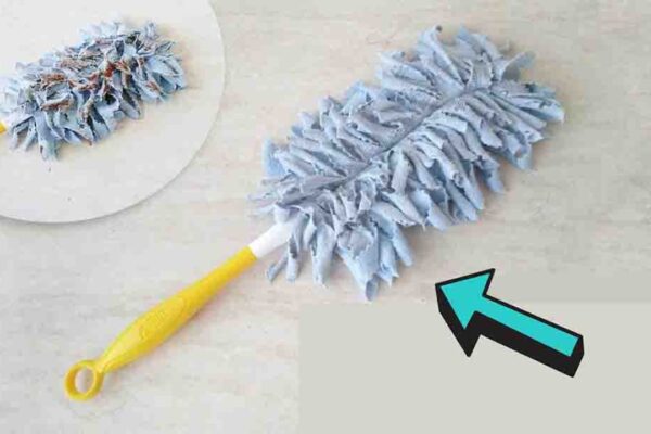 Finished DIY Swiffer Duster Cloth, a completed DIY project