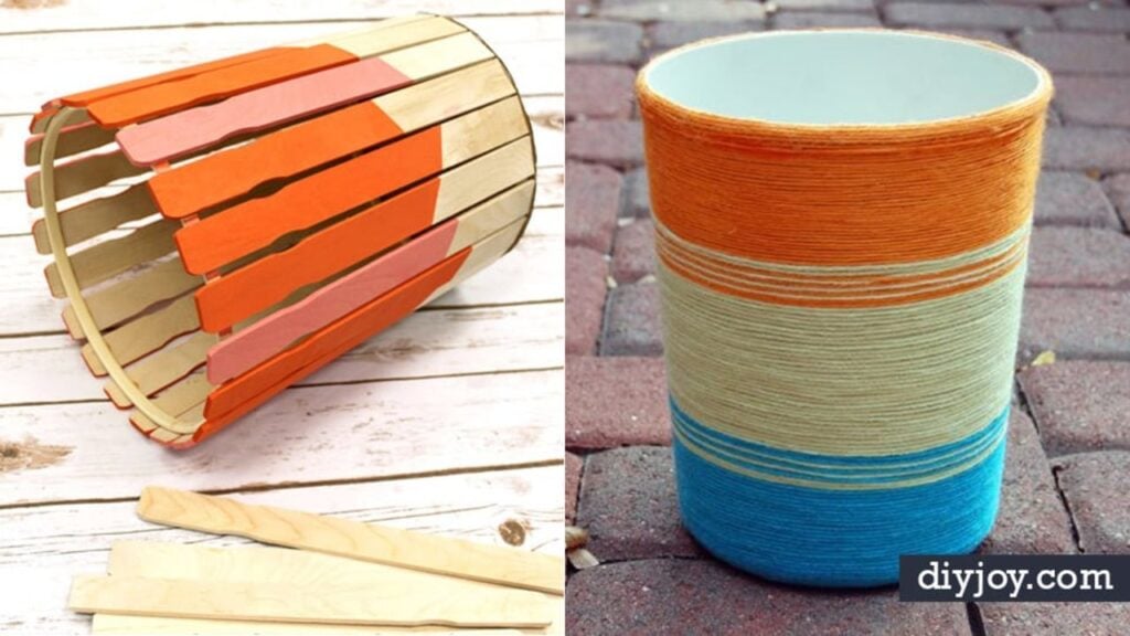 Finished 32 Impressive DIY Trash Cans, a completed DIY project