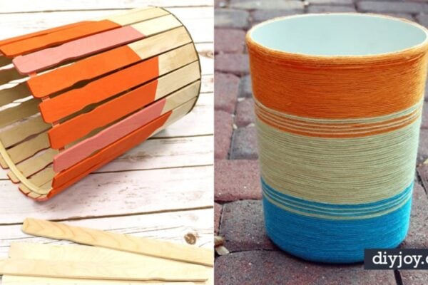 Finished 32 Impressive DIY Trash Cans, a completed DIY project