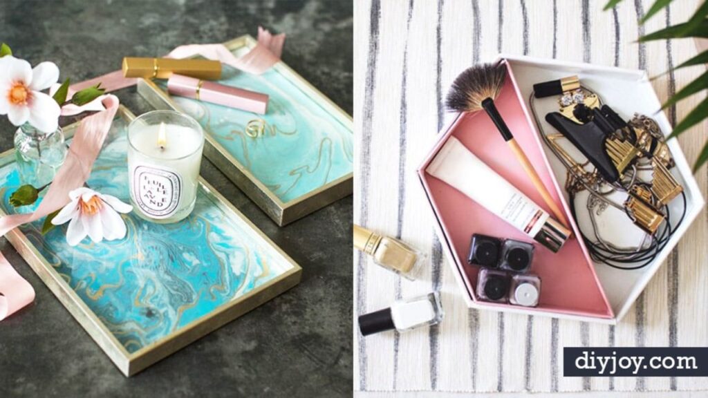 Finished 34 Instagram Worthy DIY Vanity Trays, a completed DIY project