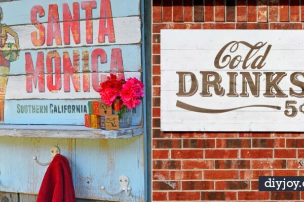 Finished 35 Cool DIY Vintage Signs That Will Add Instant Charm to Your Walls, a completed DIY project