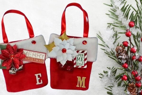 Dollar Tree Christmas Stocking Hack