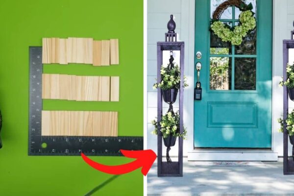 Finished Dollar Tree DIY Front Porch Decor, a completed DIY project