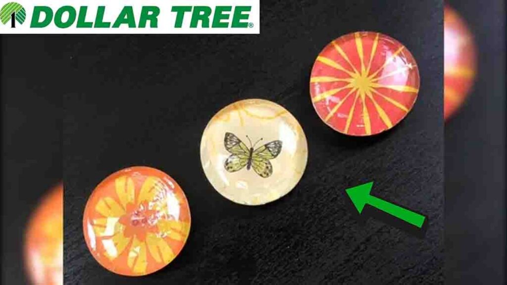 Finished Dollar Tree DIY Glass Stone Magnets, a completed DIY project