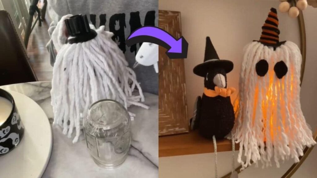 Finished Dollar Tree Light Up Ghost DIY (Less Than 5 Dollars), a completed DIY project
