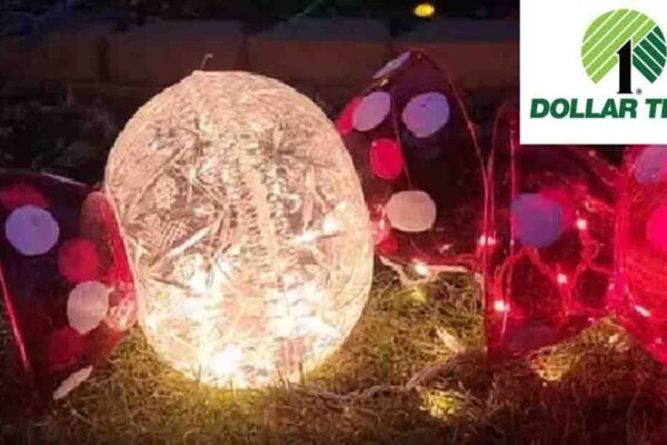 Finished DIY Dollar Tree Outdoor Christmas Candies, a completed DIY project