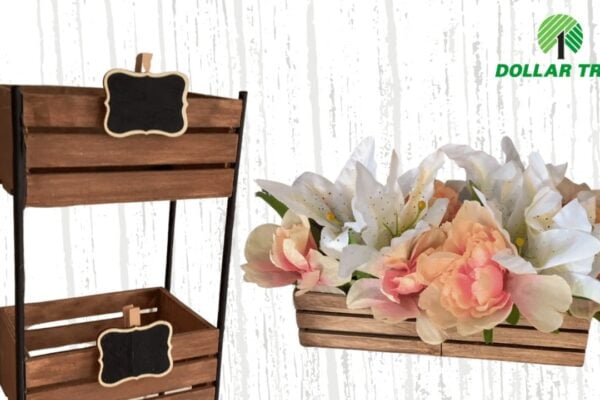 Finished Dollar Tree Wood Crate DIY Projects, a completed DIY project