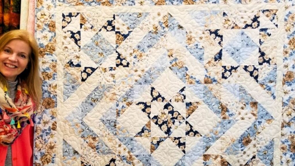 Finished Donna’s Five-Star Quilt, a completed DIY project