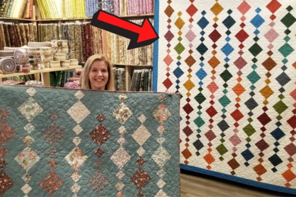 Finished Donna’s Beads Quilt, a completed DIY project