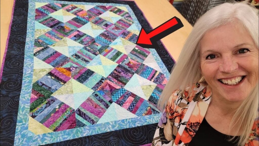 Finished Donna’s Scrappy Lattice Quilt, a completed DIY project