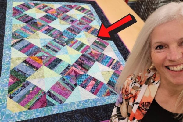 Finished Donna’s Scrappy Lattice Quilt, a completed DIY project