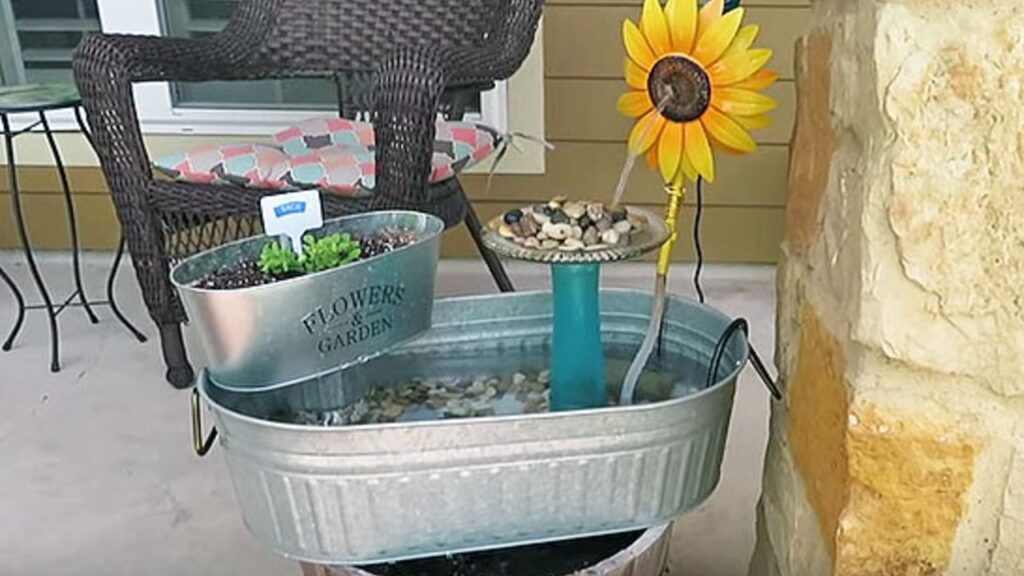 Finished Don’t Buy A Fountain For Your Yard: You’ll Love Making This One Instead, a completed DIY project