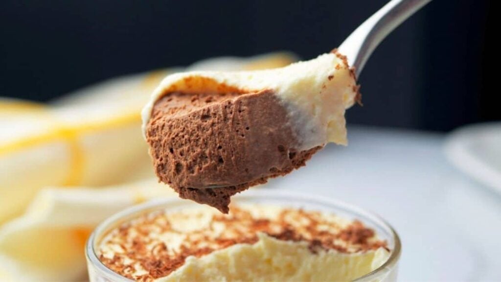 3-Ingredient Double Chocolate Mousse in 20 Minutes, homemade and freshly served