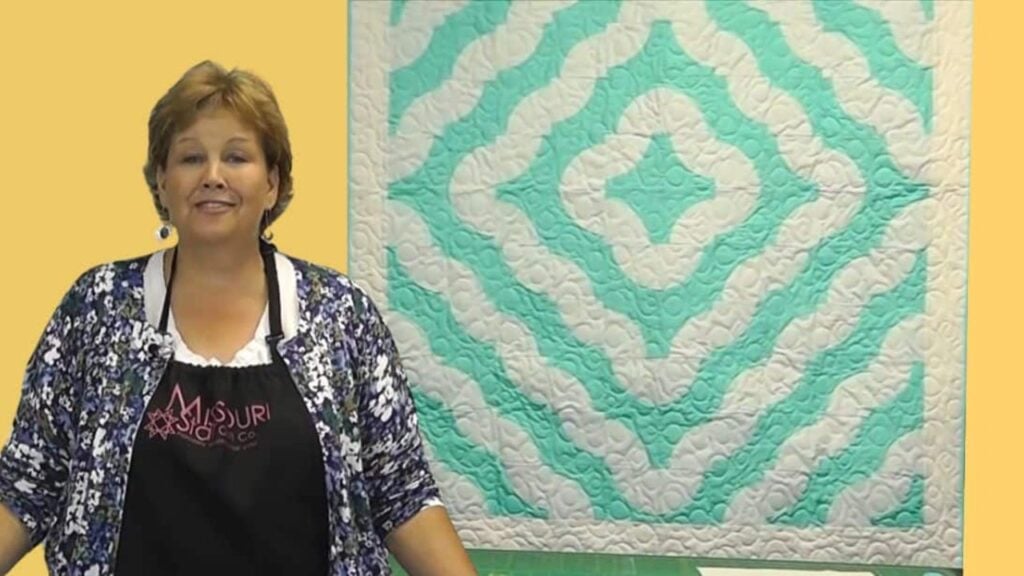 Finished Drunkard’s Path II Quilt With Jenny Doan, a completed DIY project