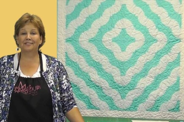 Finished Drunkard’s Path II Quilt With Jenny Doan, a completed DIY project