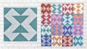 Finished Duplicity Quilt Pattern, a completed DIY project
