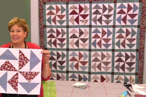 Finished Dutchman’s Puzzle Quilt With Jenny Doan, a completed DIY project