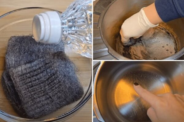 Finished An Expert Burnt Pot Cleaning Hack, a completed DIY project