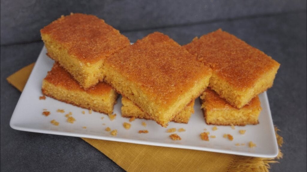 The Easiest Honey Butter Cornbread, homemade and freshly served
