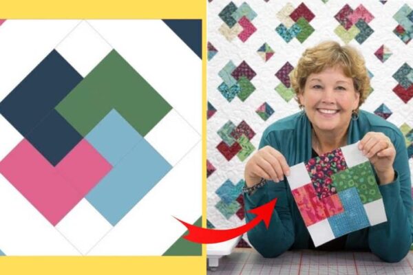 Finished Easiest Way To Make A “Card Trick” Quilt, a completed DIY project