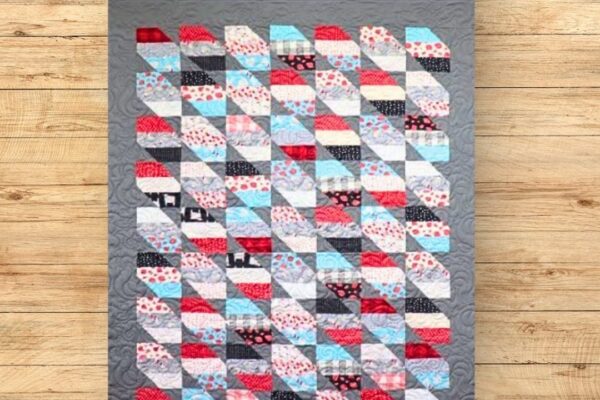 Finished Easy 345 Quilt, a completed DIY project