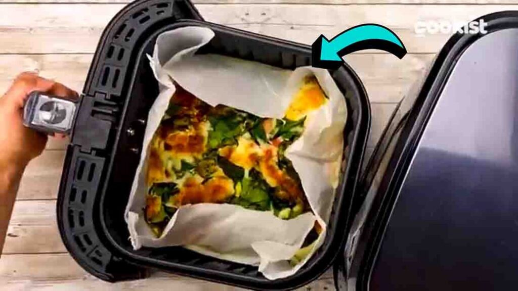 Easy Air Fryer Omelet, homemade and freshly served