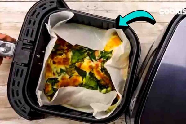 Easy Air Fryer Omelet, homemade and freshly served