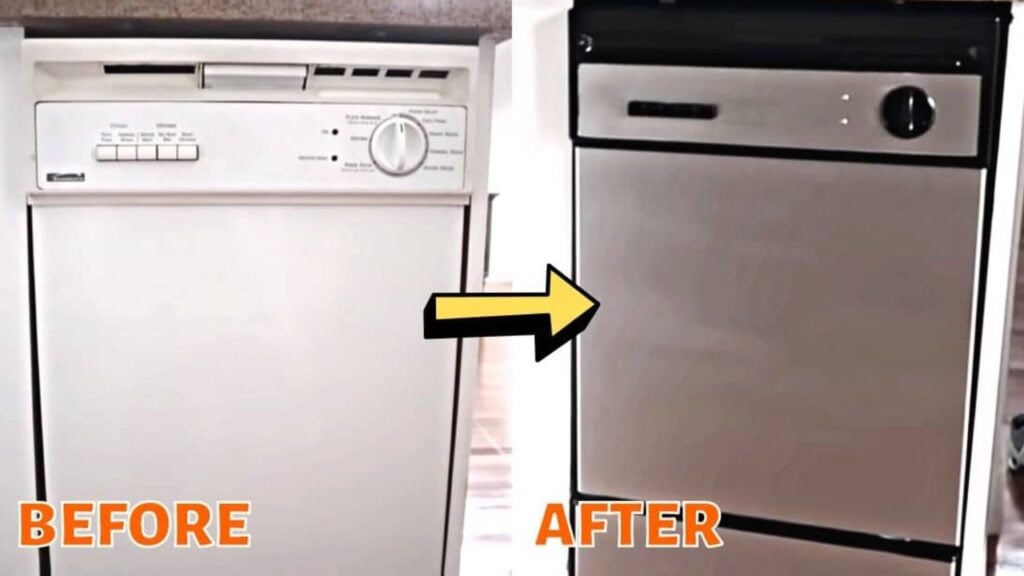 Finished How To Paint Old Appliances To Make Them Look New Again, a completed DIY project