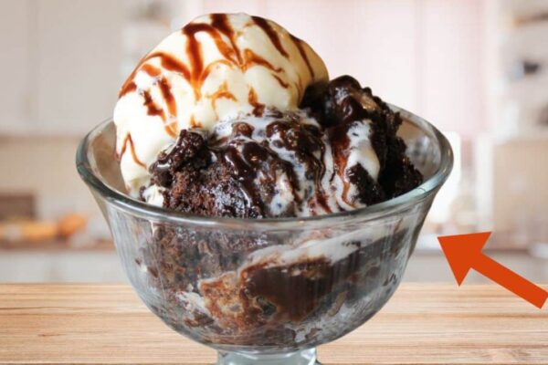 Easy and Delicious Chocolate Cobbler, homemade and freshly served
