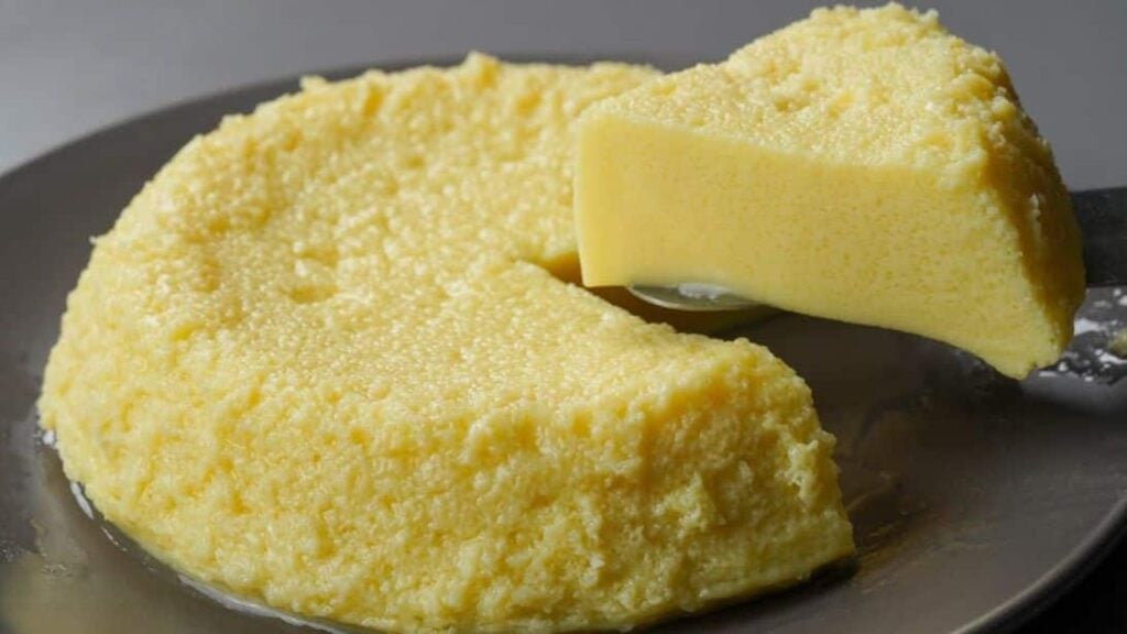 Delicious 5-Ingredient Egg & Milk Cake, homemade and freshly served