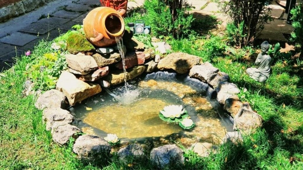 Finished Easy & Inexpensive Small DIY Garden Pond, a completed DIY project