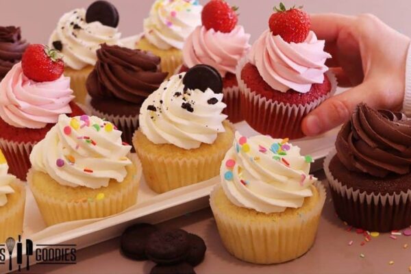Assorted Cupcakes Using Only 1, homemade and freshly served