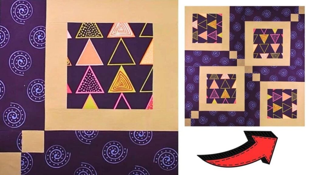 Finished a Balance Quilt Block, a completed DIY project