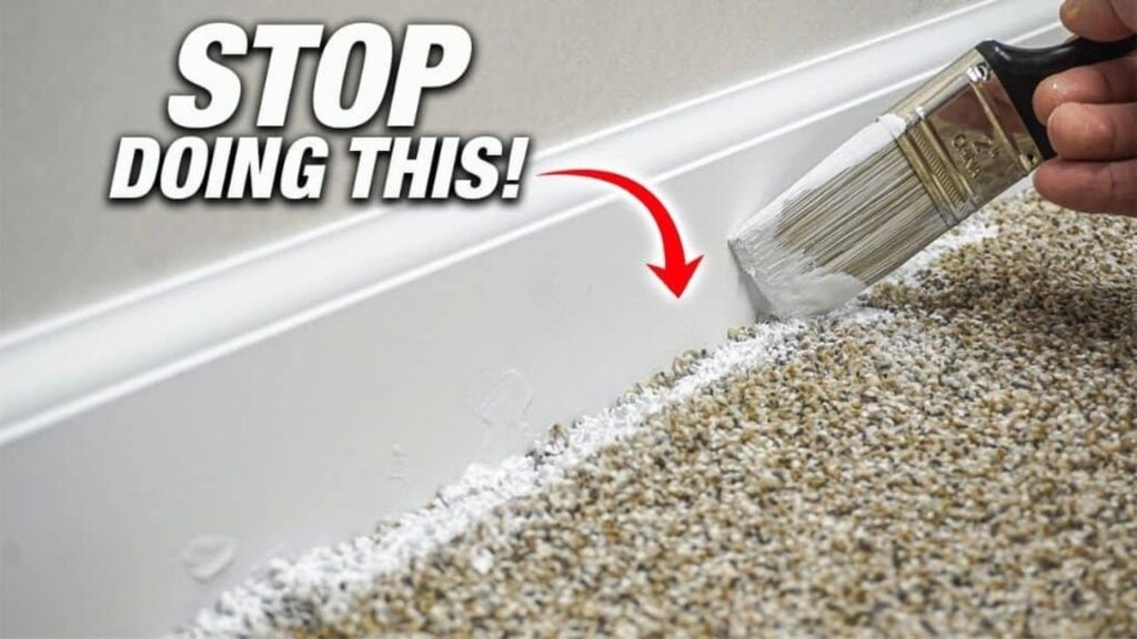 Finished How to Paint Baseboards Over Carpet Neatly, a completed DIY project