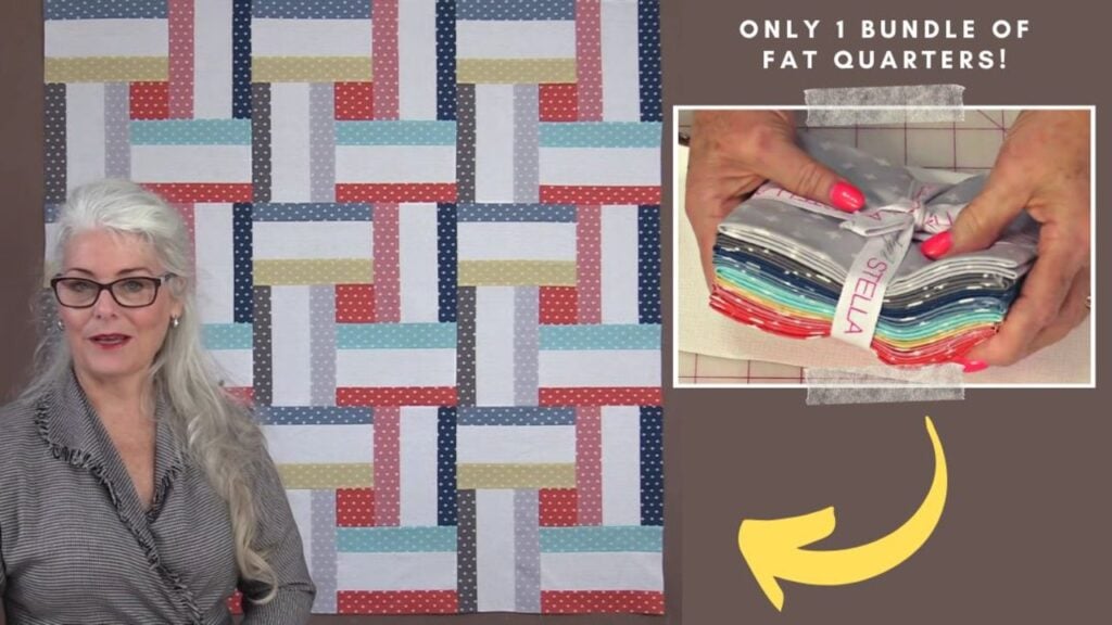 Finished Easy Basket Weave Quilt, a completed DIY project